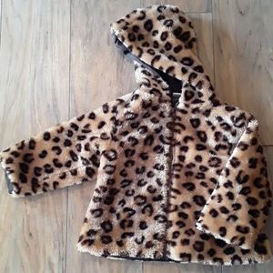 Cradle Togs leopard print zip up jacket
